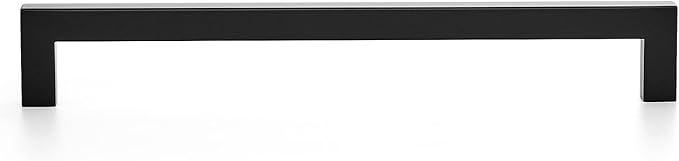Ravinte 20 Pack Square Cabinet Handles - Matte Black Drawer Pulls - 8-4/5 Inch Kitchen Cabinet Hardware