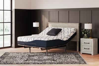 Signature Design by Ashley 12 Inch Chime Elite 2.0 Plush Green Tea Memory Foam Mattress for Cool Sleep and Pressure Relief, Full, Fiberglass Free, Mattress In A Box