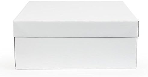 PME, 11 x 6in tall Square Cake Box, Standard, White