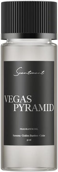 Scentiment Diffuser Oil - Vegas Pyramid Hotel Diffuser Oil | Aromatherapy Home Fragrance | Inspired by Luxor® Las Vegas | Luxurious Scent with Notes of Satsuma, Golden Bamboo, Cedar, 50ml