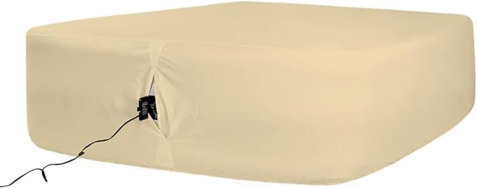 Bedecor Air Bed Sheets for Mattress Cover Removable Bed and Elastic Band Super Soft and Breathable & Deep up to 21" Beige King