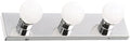 Design House 500850 3-Light Vanity Strip Light Contemporary Dimmable for Bathroom, Bedroom, Makeup Vanity, Polished Chrome