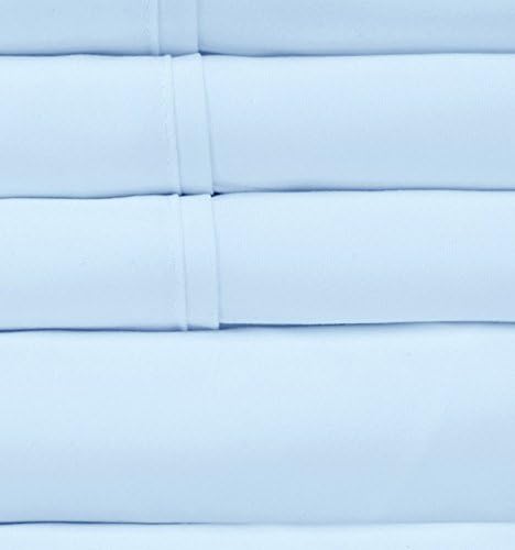 Full Size Bed Sheets - 6 Piece 1500 Supreme Collection Fine Brushed Microfiber Deep Pocket Full Sheet Set Bedding - 2 Extra Pillow Cases, Great Value, Full, Aqua