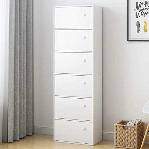 8PCS Round Wood Drawer Knob,Dresser Furniture Drawers 33mm Dia,White Cabinet Pulls Handles with Screws Hardware for Drawer Wardrobe Dresser