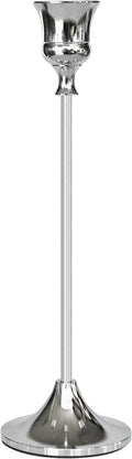 Candlestick Holders Silver, 1 Pack Taper Candle Holder for Candlesticks, Candle Sticks Holder Decor for Home Decor