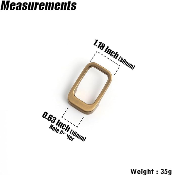 Goo-Ki Champagne Bronze Cabinet pulls with 0.6''(16mm) Hole Center,Modern Zinc Alloy Finger Pulls for Drawer,Wardrobe,Cupboard,6 Pack