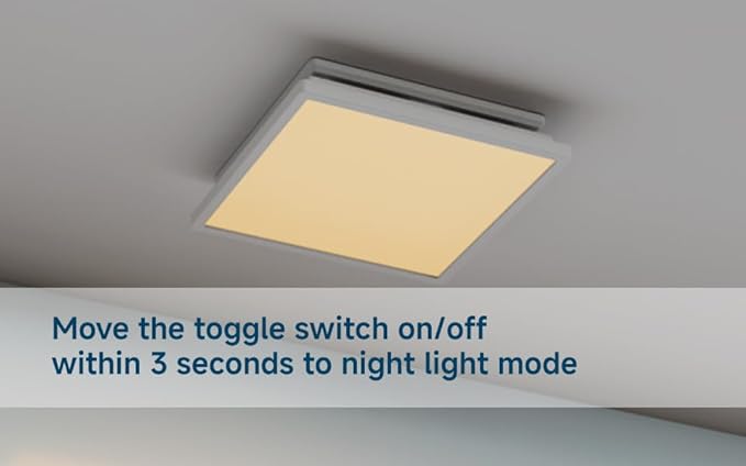 Tech Drive Modern Nickel Bathroom Exhaust Fan with Light, 80CFM, 1000lm Dimmable 5CCT LED Light Selectable, Quiet Ventilation fan with night light,Energy Star Certified,Decorative Nickel Trim
