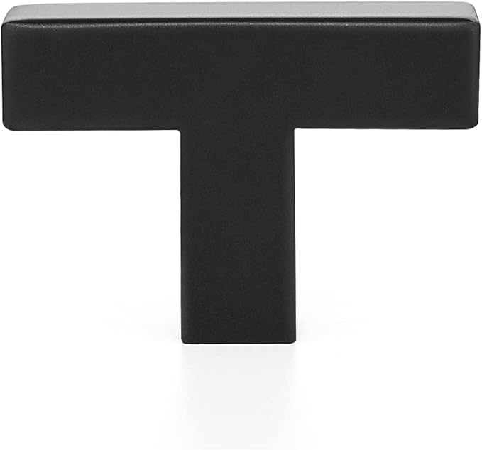Ravinte 20 Pack 2 inch Length Square Cabinet Pulls Matte Black Stainless Steel Kitchen Drawer Pulls Cupboard Handles Cabinet Handles
