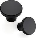 Ravinte 35 Pack Cabinet Knobs Black Kitchen Cabinet Knobs Round Dresser Drawer Pulls Closet Door Pulls 1-1/5 Inch