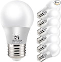 ENERGETIC SMARTER LIGHTING LED Refrigerator Bulb 40 Watt Equivalent, 4000K Cool White, Dimmable A15 Ceiling Fan Light Bulbs, E26 Base, UL Listed, 6 Pack