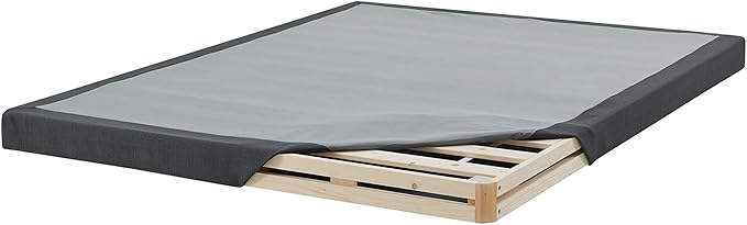 Hercules 4 Inch Low Profile Foundation Mattress Box Spring Replacement, Full
