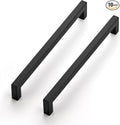 Ravinte 10 Pack 8-4/5 Inch Square Cabinet Handles - Matte Black Pulls for Kitchen Drawers and Cabinets - Hardware Handles
