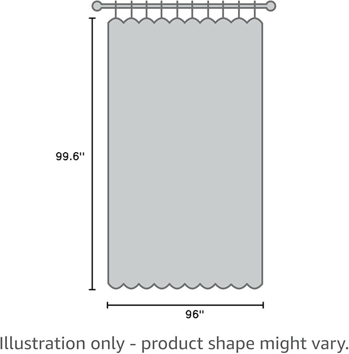 NICETOWN Wall Curtain for Bedroom, Room Divider Curtain for Doorways, Vertical Blind for Sling Door, Privacy Sound Reduction Curtains Room Dividers for Patio (Grey, 1 Panel, 8ft Tall x 8.3ft Wide)