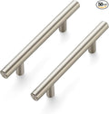 Ravinte 50 Pack 6 inch Cabinet Pulls Brushed Nickel Stainless Steel Kitchen Cupboard Handles Cabinet Handles, 3.5 inch Hole Center