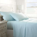 Linen Market Double-Brushed Microfiber Twin XL Sheet Set 3 Piece – Oeko-TEX Certified Ultra Soft & Wrinkle-Free - 16" Deep Pocket Sheets - Easy Care Twin XL Size - Aqua