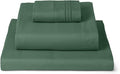 Mellanni Twin Sheets Set - 3 PC Iconic Collection Bedding - Hotel Luxury, Extra Soft, Cooling Bed Sheets - Wrinkle, Fade, Stain Resistant (Twin, Emerald Green)
