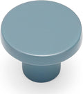 Ravinte 1 Pack Cabinet Knobs Light Blue Kitchen Cabinet Knobs Round Dresser Drawer Pulls Closet Door Pulls 1-1/5 Inch
