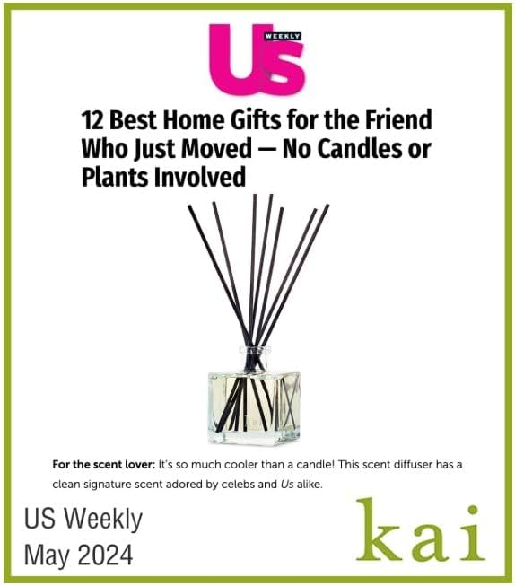 kai Reed Diffuser - (Rose Absolute, Gardenia, White Exotics) a Fresh, Light, airy & Delicious Scent. Vegan, Cruelty Free, Recyclable, Made in The USA. 6.75 fl oz.