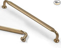 Asidrama 10 Pack 10 Inch(254mm) Champagne Bronze Kitchen Cabinet Handles, Cabinet Pulls Kitchen Cabinet Hardware for Cupboard Drawer Pulls