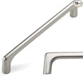 Amerdeco 10 Pack Brushed Satin Nickel Cabinet Pulls 5 Inch(128MM) Hole Centers Kitchen Cabinet Handles Hardware Kitchen Handles for Drawer Pulls ZH0041