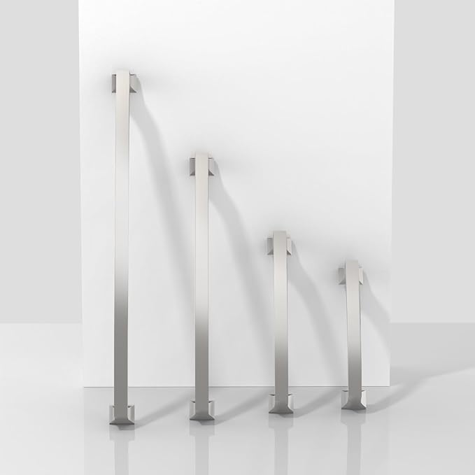10 Pack Brushed Satin Nickel Cabinet Pulls 3.75 Inch(96mm) Kitchen Cabinet Handles Solid Zinc Alloy Cabinet Hardware Drawer Pulls