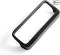 Goo-Ki Matte Black Cabinet pulls with 3''(76mm) Hole Center,Modern Zinc Alloy Finger Pulls for Drawer,Wardrobe,Cupboard,6 Pack