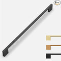 6 Pack Matte Black Cabinet Pulls 11.3 Inch Cabinet Handles Kitchen Cabinet Hardware Kitchen Handles for Cabinets Black Dresser Pulls Wardrobe Pulls