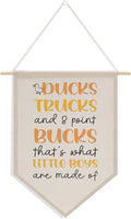 Nursery Decor Boy Room Decor, Gamer Room Decoration, Boho Twin Bedroom Sign, Canvas Hanging Flag Banner Wall Sign Decorations Gift for Bedroom Playroom Front Door