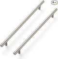 Ravinte 12-1/2 Inch Cabinet Handles Brushed Nickel Stainless Steel Kitchen Cupboard Hardware Cabinet Handles 10" Hole Center 4 Pack