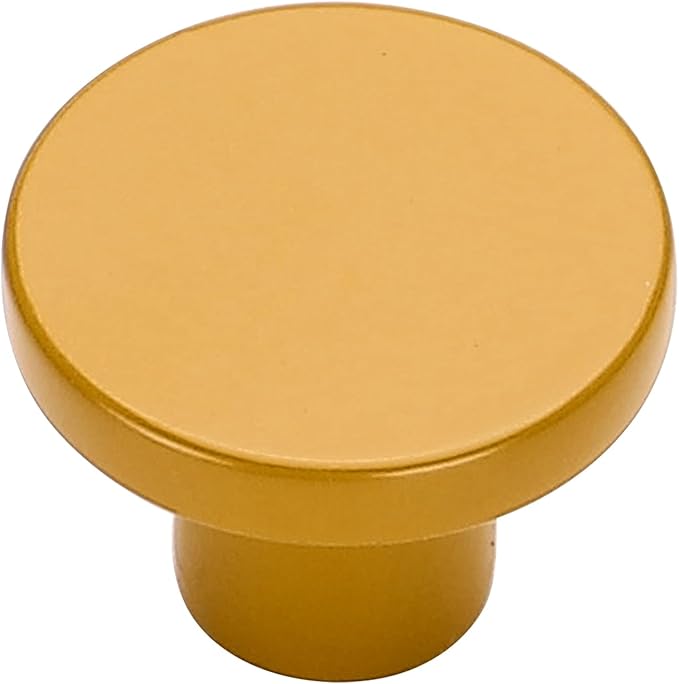 Ravinte 15 Pack Cabinet Knobs Earthy Yellow Kitchen Cabinet Knobs Round Dresser Drawer Pulls Closet Door Pulls 1-1/5 Inch