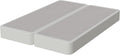 Nutan Inch Sturdy Box Spring for Mattress Support-Durable and Fully Assembled, Natural Wood Full, White, 8" Foundation