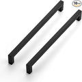 Ravinte 10 Pack 10 Inch Kitchen Square Cabinet Handles Matte Black Cabinet Pulls Black Drawer Pulls Kitchen Cabinet Hardware Kitchen Handles