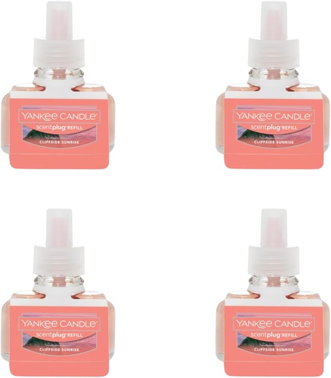 Yankee Candle Scent Plug Refill, Cliffside Sunrise (Pack of 4)