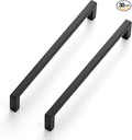 Ravinte 30 Pack Matte Black Cabinet Pulls, 6-1/4 Inch (160mm) Hole Center Slim Kitchen Handles, Square Drawer Pulls for Cabinets & Cupboards, Hardware