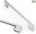 Asidrama 10 Pack 6.3 Inch(160mm) Brushed Satin Nickel Kitchen Cabinet Handles, Cabinet Pulls Kitchen Cabinet Hardware for Cupboard Drawer Pulls