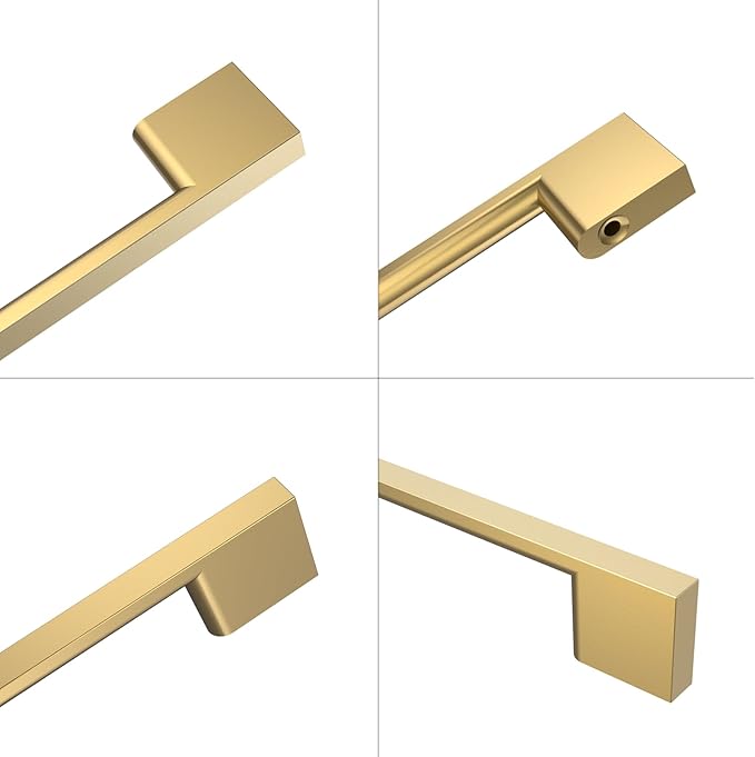 10 Pack Champagne Bronze Cabinet Pulls 5 Inch Cabinets Handles Kitchen Cabinet Hardware Handle for Champagne Dresser Pulls