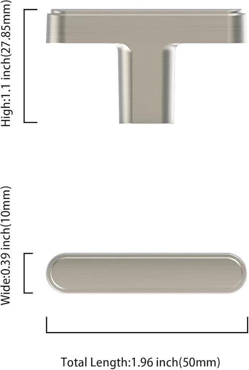 10 Pack Kitchen Cabinet Knobs Brushed Satin Nickel Dresser Drawer Knobs Kitchen Cabinet Hardware for Dresser Drawers