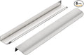 Ravinte Hardware 6 Pack Silver Cabinet Handles, 11.8 Inch (300mm) Finger Edge Pulls, 8.8 Inch Hole Center, Finger Pulls for Cabinets
