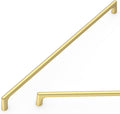 Amerdeco 10 Pack Brushed Gold Cabinet Pulls 11.3 Inch(288MM) Hole Centers Kitchen Cabinet Handles Hardware for Cabinets Cupboard Handles Drawer Pulls ZH0041