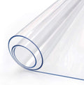 Multisize Clear PVC Table Cover Protector Large Plastic Crystal Table Pad Rectangular Tablecloth Dining Kitchen Coffee Table Wood Furniture Protective Cover Vinyl Table cloth Desk Pad 60 x 72 Inch 6ft