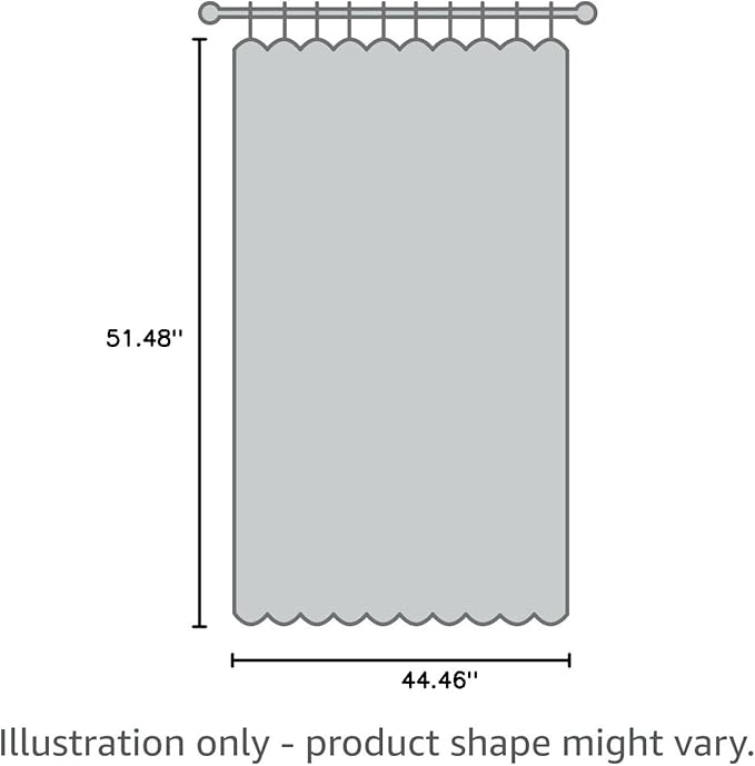 MYSKY HOME Beige Sheer Short Curtains with Pom Pom for Small Windows Bedroom Nursery Kids Girls Room Curtains Cafe Kitchen Light Filtering Boho Drapes, Rod Pocket,52 x 45 Inches, 2 Panels