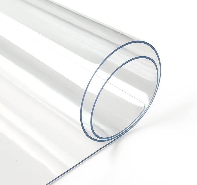 Deep Dream 1.5mm Clear Desk Cover Protector, 30×54 Inch Clear Table Protector, Rectangular Vinyl Desk Pad, PVC Plastic Table Cover for Office, Dresser, Night Stand, Computer & Writing Desk Tabletop