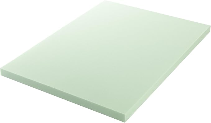 ZINUS 3 Inch Green Tea Memory Foam Mattress Topper, Smaller, More Convenient WonderBox Packaging, Pressure-Relieving Layers, CertiPUR-US Certified, Full