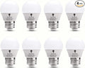 Bluex Bulbs 8 Pack BlueX 3W G14 LED Light Bulb 4000K Cool White - 25W Equivalent - E26 Base 120V - Small Night Light Bulbs for Bedroom, Ceiling Fan, Table Lamp, Kitchen, Pendant Fixtures, Dinning Room
