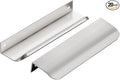 Ravinte Hardware 20 Pack Silver Cabinet Handles, 5.9 Inch (150mm) Finger Edge Pulls, 5 Inch Hole Center, Finger Pulls for Cabinets