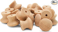Woodpeckers 3/4-inch Unfinished Small Wooden Knobs - Pack of 25 for Cabinets, Dressers, Drawer Pulls, Furniture Replacement, and Crafts