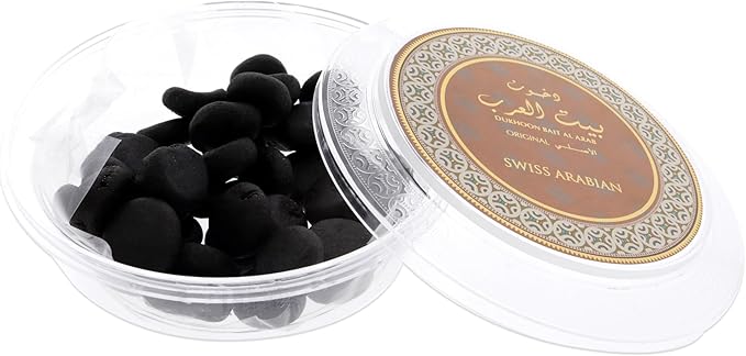 SWISS ARABIAN Bakhoor Bait Al Arab - Luxury Products from Dubai - Lasting and Addictive Home Fragrance Incense - Give Your Home a Seductive Signature Aroma - The Luxurious Scent of Arabia - 40 pc