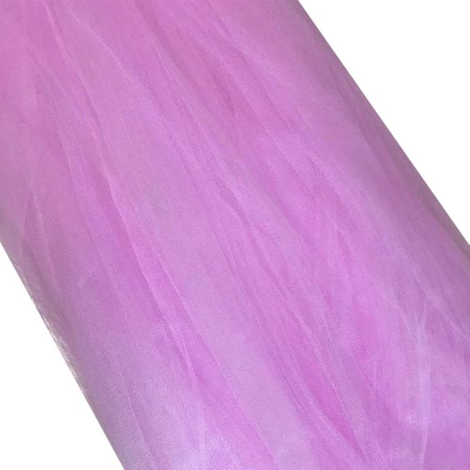 BCBYou Princess Bed Canopy Netting Mosquito Net Round Lace Dome for Twin Full and Queen Size Beds Crib with Jumbo Swag Hook (Purple)
