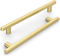 10 Pack 6.3 Inch(160mm) Kitchen Cabinet Handles Brushed Gold Cabinet Pulls Kitchen Cabinet Hardware Drawer Pulls for Cupboard Wardrobe