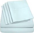 Twin XL Size Bed Sheets - 4 Piece 1500 Supreme Collection Fine Brushed Microfiber Deep Pocket Twin X-Large Sheet Set Bedding - 1 EXTRA PILLOW CASES, GREAT VALUE, Twin XL, Aqua